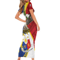 Personalized Philippines Family Matching Short Sleeve Bodycon Dress and Hawaiian Shirt Filipino Araw ng Kalayaan LT01 - Polynesian Pride