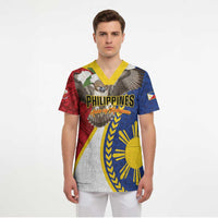 Personalized Philippines Scrub Top Filipino Araw ng Kalayaan