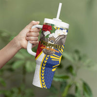 Personalized Philippines Tumbler With Handle Filipino Araw ng Kalayaan