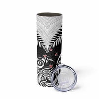 New Zealand Skinny Tumbler Aotearoa Maori Kiwi Black Fern LT01 - Polynesian Pride