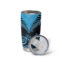 New Zealand Tumbler Cup Aotearoa Blue Maori Kiwi Blue Fern LT01 - Polynesian Pride