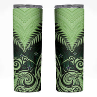 New Zealand Skinny Tumbler Aotearoa Maori Kiwi Green Fern LT01 Green - Polynesian Pride