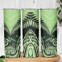 New Zealand Skinny Tumbler Aotearoa Maori Kiwi Green Fern LT01 - Polynesian Pride