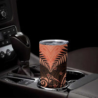 New Zealand Tumbler Cup Aotearoa Maori Kiwi Orange Fern LT01 - Polynesian Pride