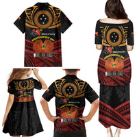 Papua New Guinea Bird of Paradise Family Matching Puletasi and Hawaiian Shirt 16 September 1975 Independence Day Anniversary LT01 - Polynesian Pride