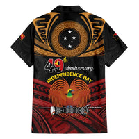 Papua New Guinea Bird of Paradise Family Matching Short Sleeve Bodycon Dress and Hawaiian Shirt 16 September 1975 Independence Day Anniversary LT01 - Polynesian Pride
