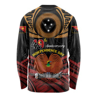 Papua New Guinea Bird of Paradise Long Sleeve Shirt 16 September 1975 Independence Day Anniversary LT01 - Polynesian Pride