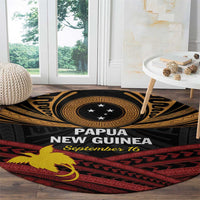 Papua New Guinea Bird of Paradise Round Carpet 16 September 1975 Independence Day Anniversary LT01 - Polynesian Pride