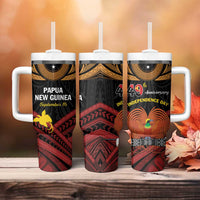 Papua New Guinea Bird of Paradise Tumbler With Handle 16 September 1975 Independence Day Anniversary LT01 - Polynesian Pride