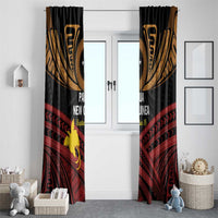Papua New Guinea Bird of Paradise Window Curtain 16 September 1975 Independence Day Anniversary LT01 - Polynesian Pride