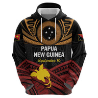 Papua New Guinea Bird of Paradise Zip Hoodie 16 September 1975 Independence Day Anniversary LT01 - Polynesian Pride