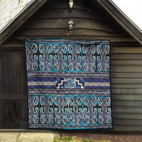 Maori Matariki Quilt Blue Galaxy Aesthetic Koru Art