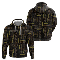 Hawaii Brown Plumeria Lei Black Hoodie Frangipani Floral Heritage Art LT01 - Polynesian Pride