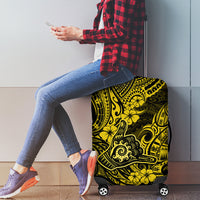 Hawaii Shaka Sign Luggage Cover Polynesian Pattern Yellow Version LT01 - Polynesian Pride