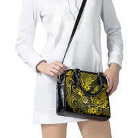 Hawaii Shaka Sign Shoulder Handbag Polynesian Pattern Yellow Version LT01 - Polynesian Pride