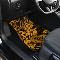 Hawaii Shark Car Mats Polynesian Pattern Gold Version LT01 - Polynesian Pride