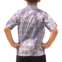 Pua Kalaunu Lei Family Matching Summer Maxi Dress and Hawaiian Shirt Palaka Pattern LT01 - Polynesian Pride