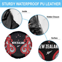 Rugby New Zealand Spare Tire Cover Baby Black Go Champions LT01 - Polynesian Pride