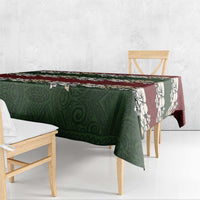 Hawaiian Hibiscus Christmas Color Tablecloth Unique