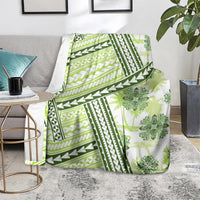 Hawaii Quilt Blanket Kakau Polynesian Pattern Olive Green Version LT01 - Polynesian Pride