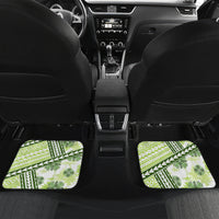 Hawaii Quilt Car Mats Kakau Polynesian Pattern Olive Green Version LT01 - Polynesian Pride