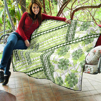 Hawaii Quilt Quilt Kakau Polynesian Pattern Olive Green Version LT01 - Polynesian Pride