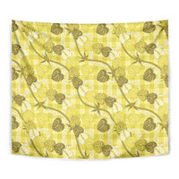 Anthurium Pikake Ti Leaf Palaka Tapestry Yellow Version