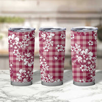Hibiscus Pakala Royal Magenta Tumbler Cup Tropical Floral Stylized - Polynesian Pride