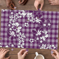 Hibiscus Pakala Sweetie Purple Puzzle Tropical Floral Stylized - Polynesian Pride