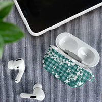 Hibiscus Pakala Aqua Teal AirPods Case Tropical Floral Stylized - Polynesian Pride