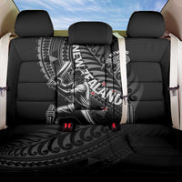 New Zealand Cricket Back Car Seat Cover Maori Kiwi Black Fern LT01 One Size Black - Polynesian Pride