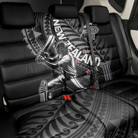 New Zealand Cricket Back Car Seat Cover Maori Kiwi Black Fern LT01 - Polynesian Pride