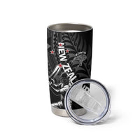 Custom New Zealand Cricket Tumbler Cup Maori Kiwi Black Fern LT01 - Polynesian Pride