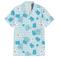 Hawaii Anthurium Tiare Pikake Lei Hawaiian Shirt UliUli Lauhala Art Pattern