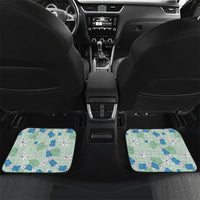 Hawaii Anthurium Tiare Pikake Lei Car Mats Omaomao Lauhala Art Pattern