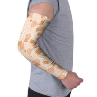 Hawaii Anthurium Tiare Pikake Lei Arm Sleeves Alani Lauhala Art Pattern