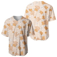 Hawaii Anthurium Tiare Pikake Lei Baseball Jersey Alani Lauhala Art Pattern