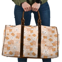 Hawaii Anthurium Tiare Pikake Lei Travel Bag Alani Lauhala Art Pattern