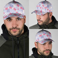 Hawaii Anthurium Tiare Pikake Lei Classic Cap Poni Lauhala Art Pattern