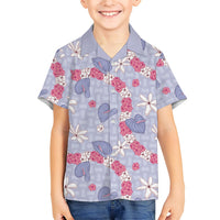 Hawaii Anthurium Tiare Pikake Lei Hawaiian Shirt Poni Lauhala Art Pattern