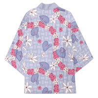 Hawaii Anthurium Tiare Pikake Lei Kimono Poni Lauhala Art Pattern