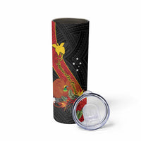 Papua New Guinea Skinny Tumbler Bird Of Paradise With Tropical Flower LT01 - Polynesian Pride