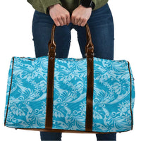 Tahiti Ninamu Tiare Floral Travel Bag Monstera Palm Tropical Leaves - Polynesian Pride