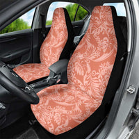 Tahiti Puatou Tiare Floral Car Seat Cover Monstera Palm Tropical Leaves LT01 - Polynesian Pride