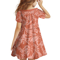 Tahiti Puatou Tiare Floral Family Matching Off The Shoulder Long Sleeve Dress and Hawaiian Shirt Monstera Palm Tropical Leaves LT01 - Polynesian Pride