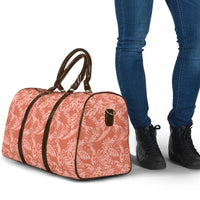 Tahiti Puatou Tiare Floral Travel Bag Monstera Palm Tropical Leaves LT01 - Polynesian Pride