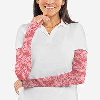 Tahiti Tarona Tiare Floral Arm Sleeves Monstera Palm Tropical Leaves - Polynesian Pride