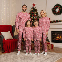 Tahiti Tarona Tiare Floral Christmas Pajama Set Monstera Palm Tropical Leaves LT01 - Polynesian Pride