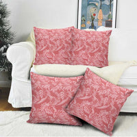 Tahiti Tarona Tiare Floral Pillow Cover Monstera Palm Tropical Leaves - Polynesian Pride