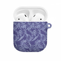 Tahiti Vareau Tiare Floral AirPods Case Monstera Palm Tropical Leaves LT01 Purple - Polynesian Pride